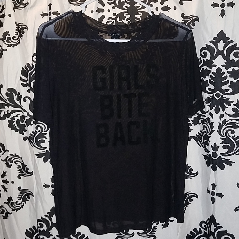 Girls Bite Back Mesh Tee